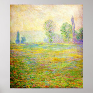 Monet Meadows at Giverny Poster