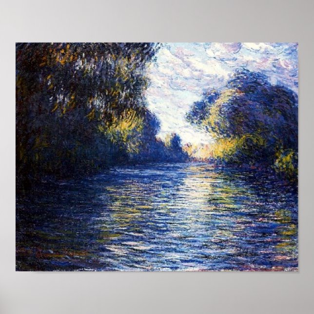 Monet Morning on the Seine Fine Art Print (Front)