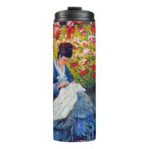 Monet Mother and Child in Garden Thermal Tumbler