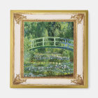 Monet Nénuphars et Bridge chef-d'oeuvre Magnet
