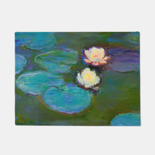 Monet Nympheas (1897-1898) Fine Art Doormat