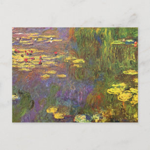 Monet Nympheas Water Plants Postcard
