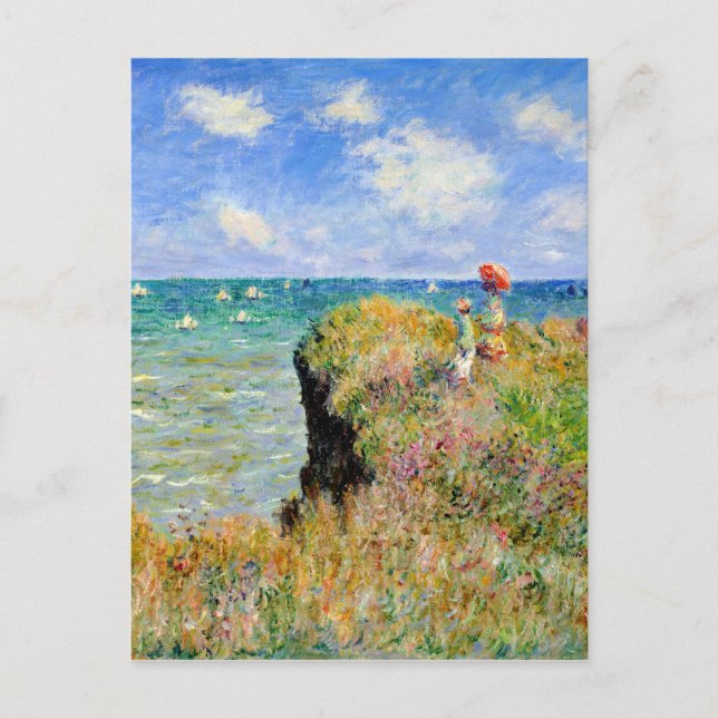 Monet Painting Postcard (Front)