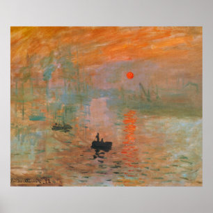 Monet Painting Poster