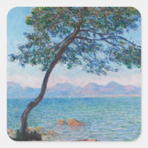 Monet Painting Square Sticker