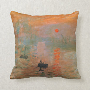 Monet Painting Throw Pillow