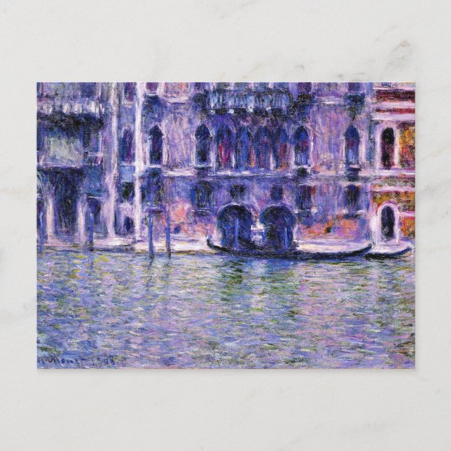 Monet - Palazzo da Mula Postcard (Front)