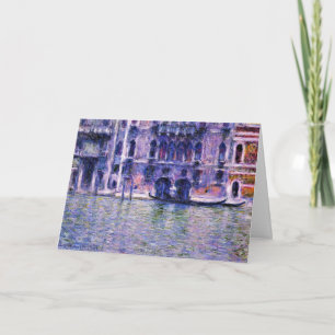 Monet - Palazzo de Mula Card