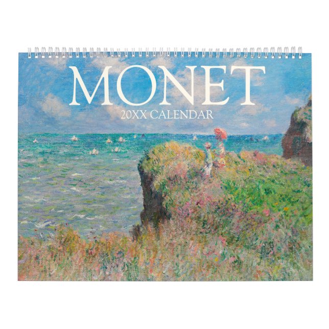 Monet Peintures Collection 2024 Calendrier (Protection)