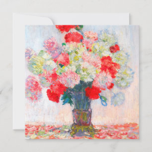 Monet Peonies Invitation