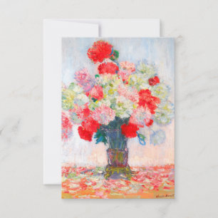 Monet Peonies Invitation