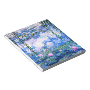 Monet Pink Water Lilies Notepad