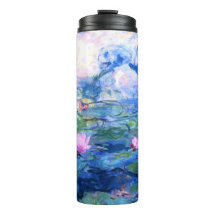Monet Pink Water Lilies  Thermal Tumbler
