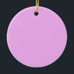 Monet Pinkish-Purple solid colour Ceramic Ornament<br><div class="desc">Water Lilies,  1919 famous painting by Claude Monet,  with colour coordinated solid colours pinkish-purple and Monet blue,  ready to mix and match.</div>
