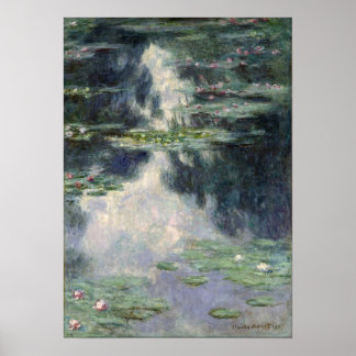 Monet - Pond With Water Lilies Poster