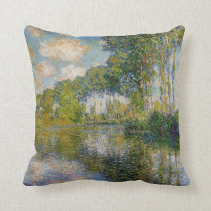 Monet Poplars on the River Epte Pillow