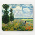 Monet - Poppy Field, Argenteuil Mouse Pad<br><div class="desc">Claude Monet's famous 1875 painting,  Poppy Field,  Argenteuil.</div>