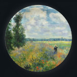 Monet - Poppy Field, Argenteuil Paper Plate<br><div class="desc">Claude Monet's famous 1875 painting,  Poppy Field,  Argenteuil.</div>