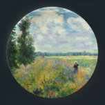 Monet - Poppy Field, Argenteuil Paper Plate<br><div class="desc">Claude Monet's famous 1875 painting,  Poppy Field,  Argenteuil.</div>