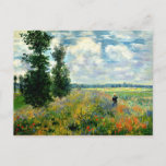 Monet - Poppy Field, Argenteuil Postcard<br><div class="desc">Poppy Field,  Argenteuil - Fine art painting by French Impressionist artist,  Claude Monet</div>