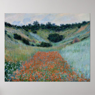Monet - Poppy Field In A Hollow Near Giverny Poster