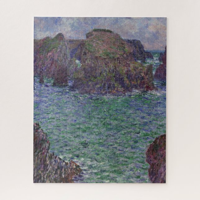 Monet- Port Goulphar Belle Ile Jigsaw Puzzle (Vertical)
