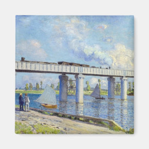 Monet - Railway Bridge at Argenteuil Magnet