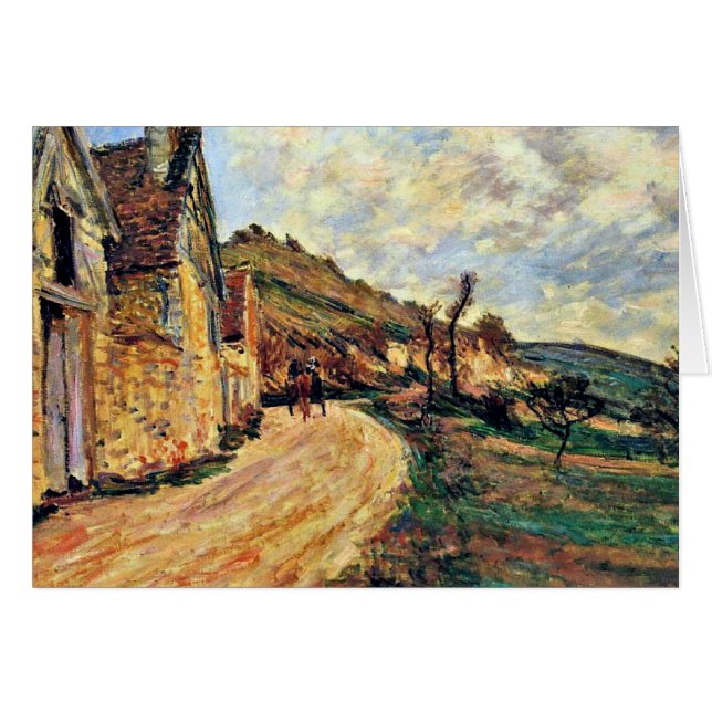 Monet - Rochers à Falaise près de Giverny (Devant horizontal)