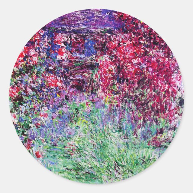 Monet Roses Stickers (Front)