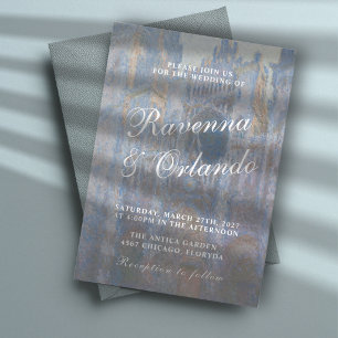 Monet Rouen Cathedral Fine Art Romantic Wedding Invitation