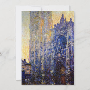 Monet - Rouen Cathedral, Morning Effect Card