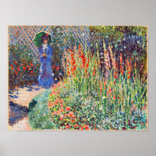 Monet - Rounded Flower Bed Poster