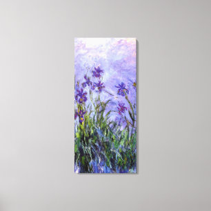 Monet’s Lilac Irises Canvas Print