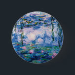 Monet’s Water Lilies 2 Inch Round Button<br><div class="desc">Monet’s Water Lilies. 
Please visit my store for more interesting design and more colour choice => zazzle.com/iwheels*</div>