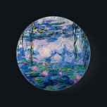 Monet’s Water Lilies 2 Inch Round Button<br><div class="desc">Monet’s Water Lilies.
Please visit my store for more interesting design and more colour choice => zazzle.com/iwheels*</div>