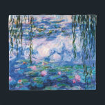 Monet’s Water Lilies Fleece Blanket<br><div class="desc">Monet’s Water Lilies.
Please visit my store for more interesting design and more colour choice => zazzle.com/iwheels*</div>