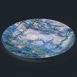 Monet’s Water Lilies Paper Plate<br><div class="desc">Monet’s Water Lilies.  
Please visit my store for more interesting design and more colour choice => zazzle.com/iwheels*</div>