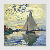 Monet - Sailboat at le Petit Gennevilliers,