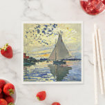 Monet - Sailboat at le Petit Gennevilliers,<br><div class="desc">Claude Monet painting,  Sailboat at le Petit Gennevilliers</div>