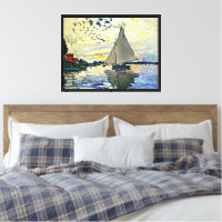 Monet - Sailboat at le Petit Gennevilliers