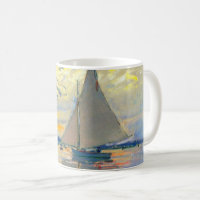 Monet Sailboat at Le Petit-Gennevilliers