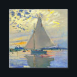Monet Sailboat at Le Petit-Gennevilliers Enclosure Card<br><div class="desc">Enclosure Cards featuring Claude Monet’s oil painting Sailboat at Le Petit-Gennevilliers (1874). A serene sailboat sails the waters in Paris,  France. Perfect for lovers of Impressionism and French art collectors!</div>