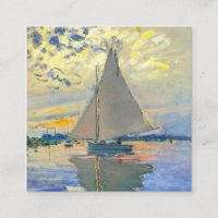 Monet Sailboat at Le Petit-Gennevilliers