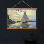 Monet - Sailboat at le Petit Gennevilliers Hanging Tapestry<br><div class="desc">Claude Monet's famous painting,  Sailboat at le Petit Gennevilliers.</div>