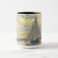 Monet Sailboat at Le Petit-Gennevilliers