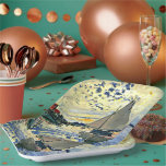 Monet - Sailboat at le Petit Gennevilliers, Paper Plate<br><div class="desc">Claude Monet painting,  Sailboat at le Petit Gennevilliers</div>