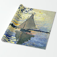 Monet - Sailboat at le Petit Gennevilliers