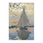 Monet Sailboat Français Impressionnisme Art classi