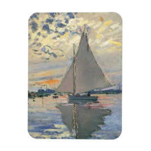 Monet Sailboat French Impressionism Classic Art Magnet