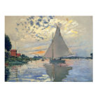 Monet Sailboat French Impressionist